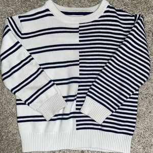 Striped kids sweater